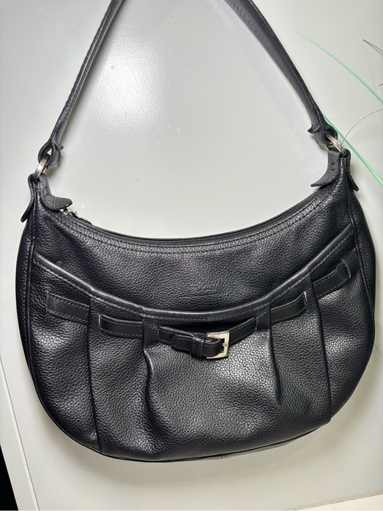 Longchamp Handbags - ✨ Longchamp Vintage Black Pebbled Leather Hobo Shoulder Bag France Classic Y2K ✨